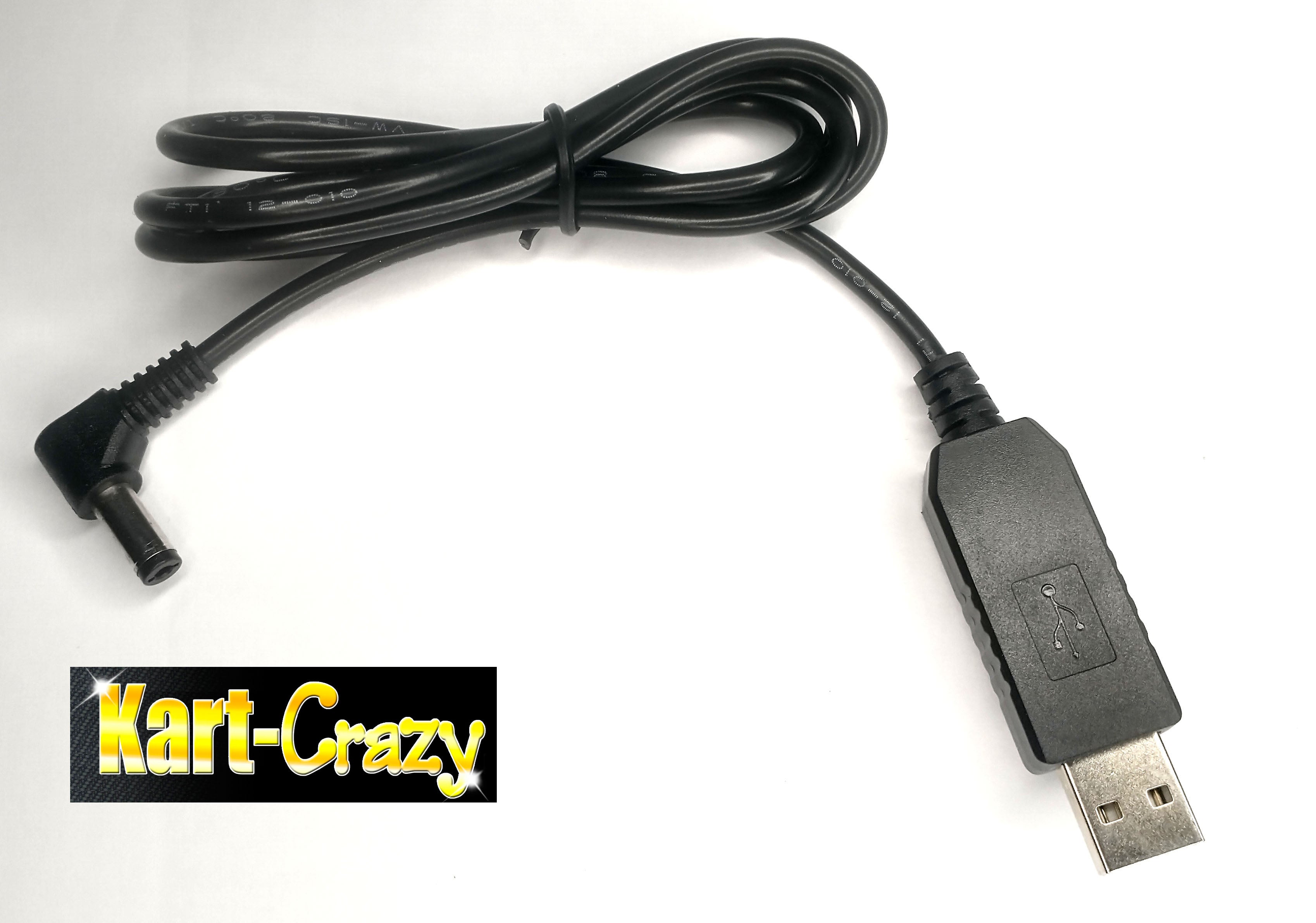 USB Power Lead for MyLaps AMB 160, 260 & MX Transponders Charger Kart