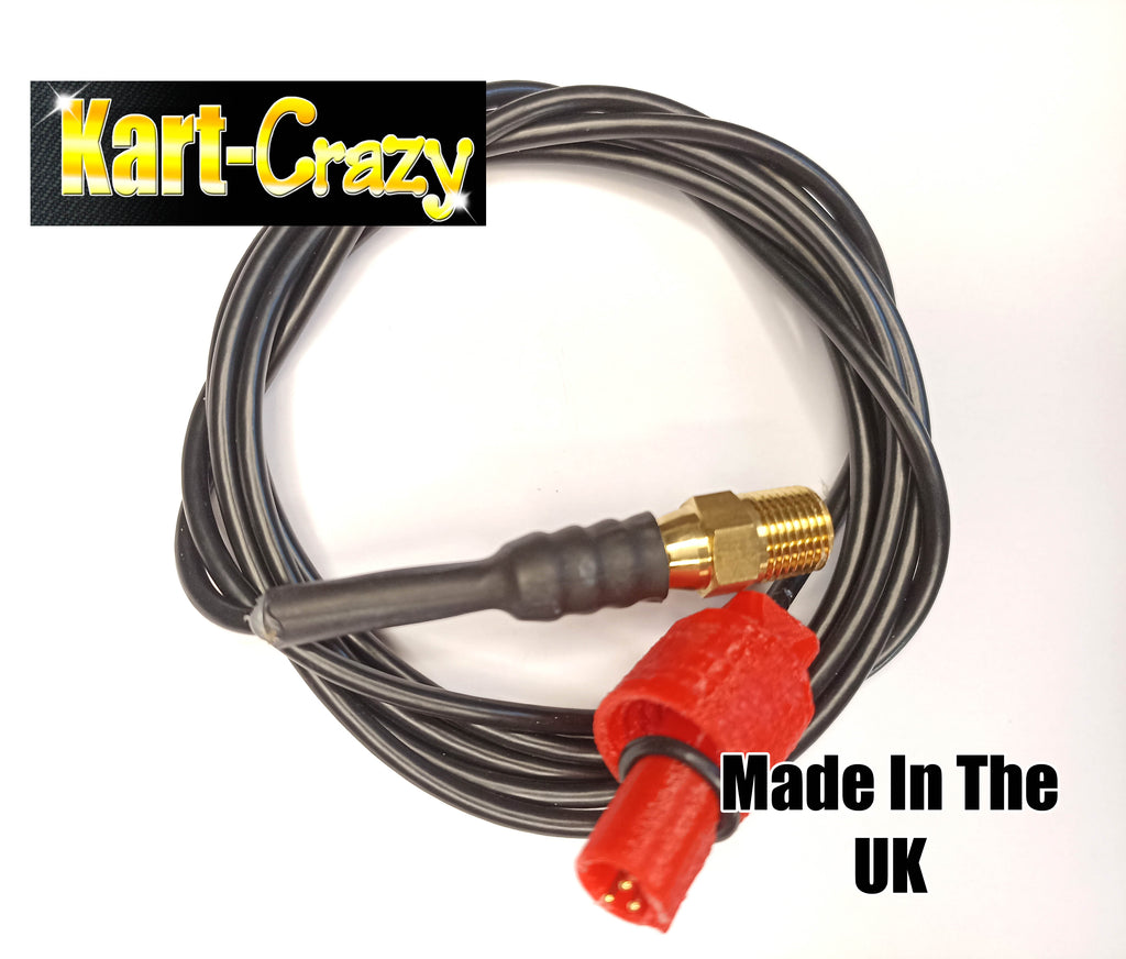 Water Temperature (Temp) Sensor fits Alfano  6 Long Lead Rotax X30 Kart