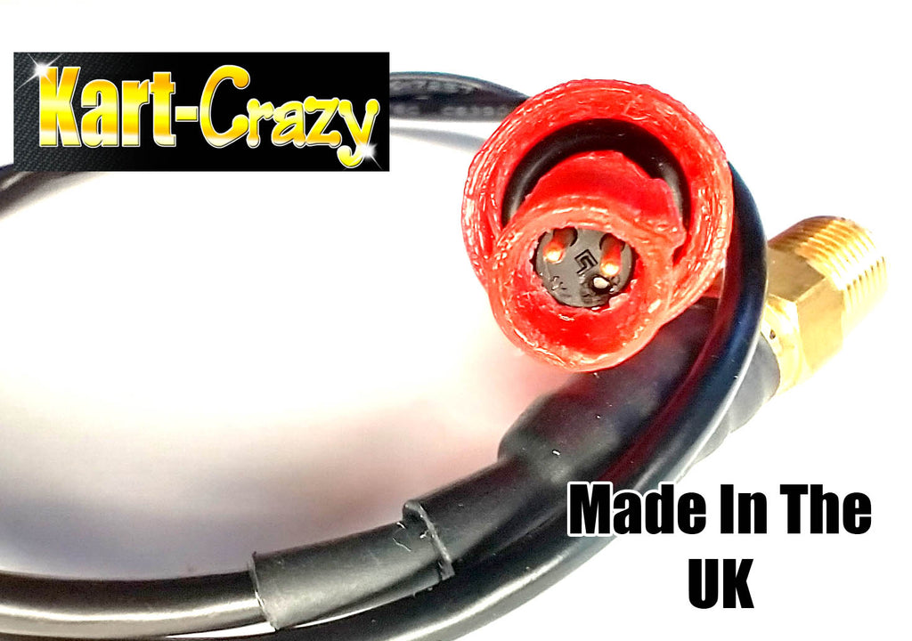 Water Temperature (Temp) Sensor fits Alfano  6 Long Lead Rotax X30 Kart