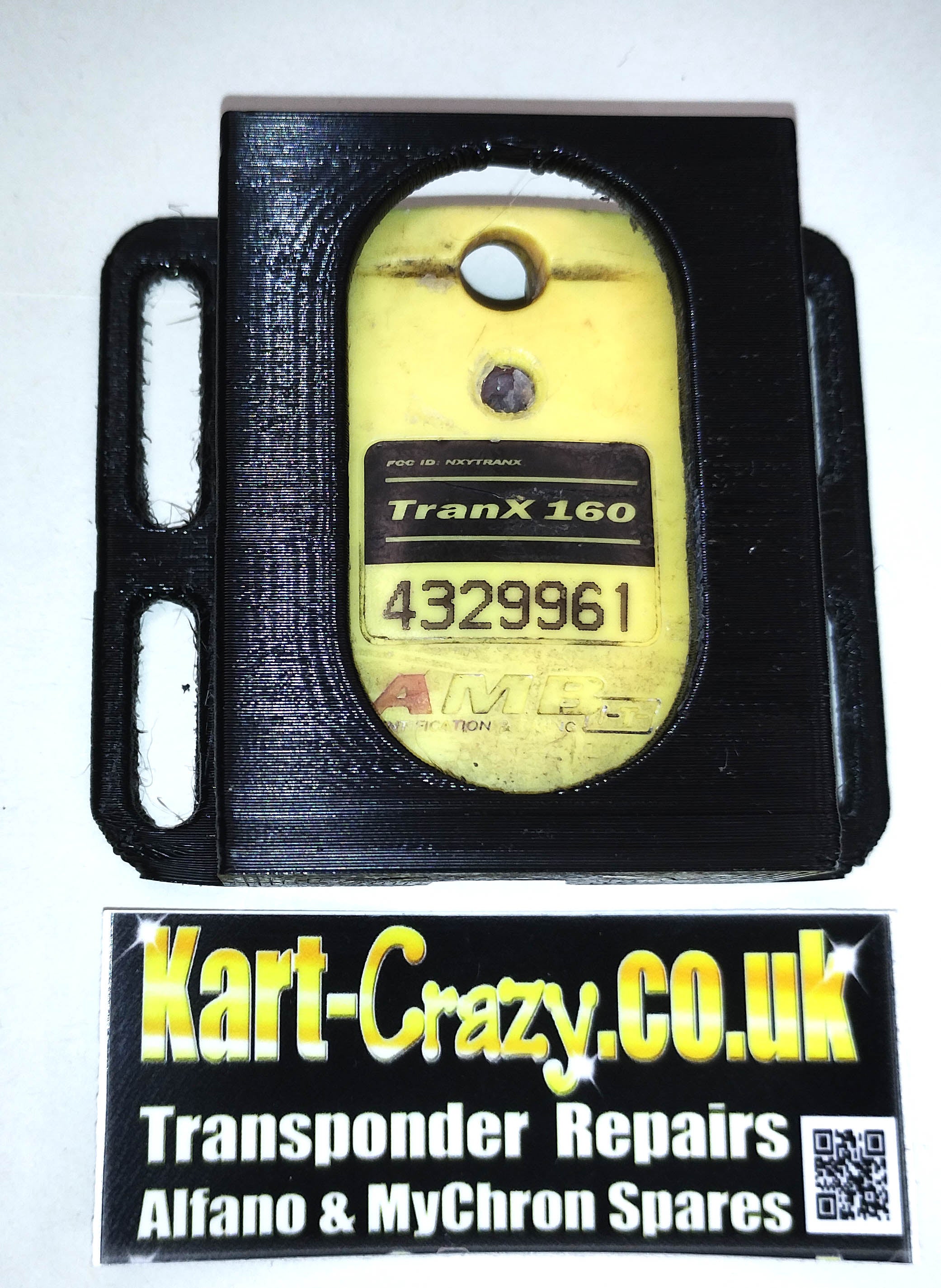 UNIVERSAL MyLaps AMB TranX 160 & 260 Transponder Holder Mount - Kart