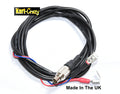 External Power Lead for Mychron 5 & 5s Runs from Kart Battery Rotax X30