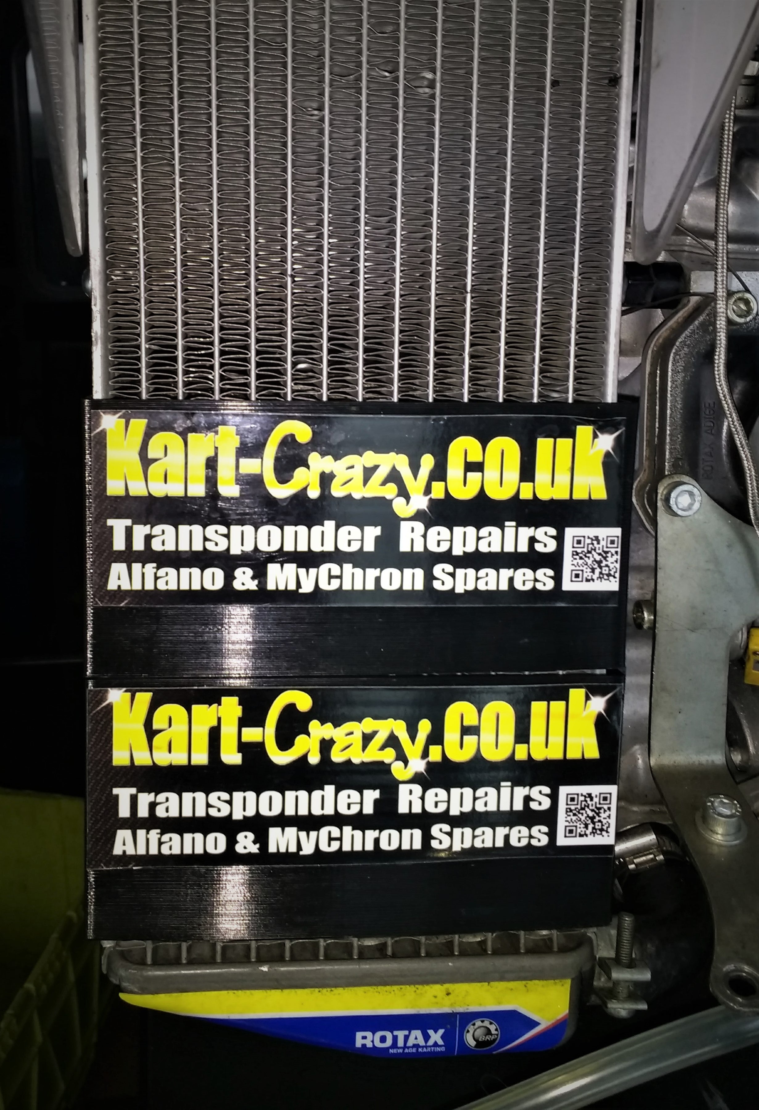 Rotax Max Radiator Cover x2