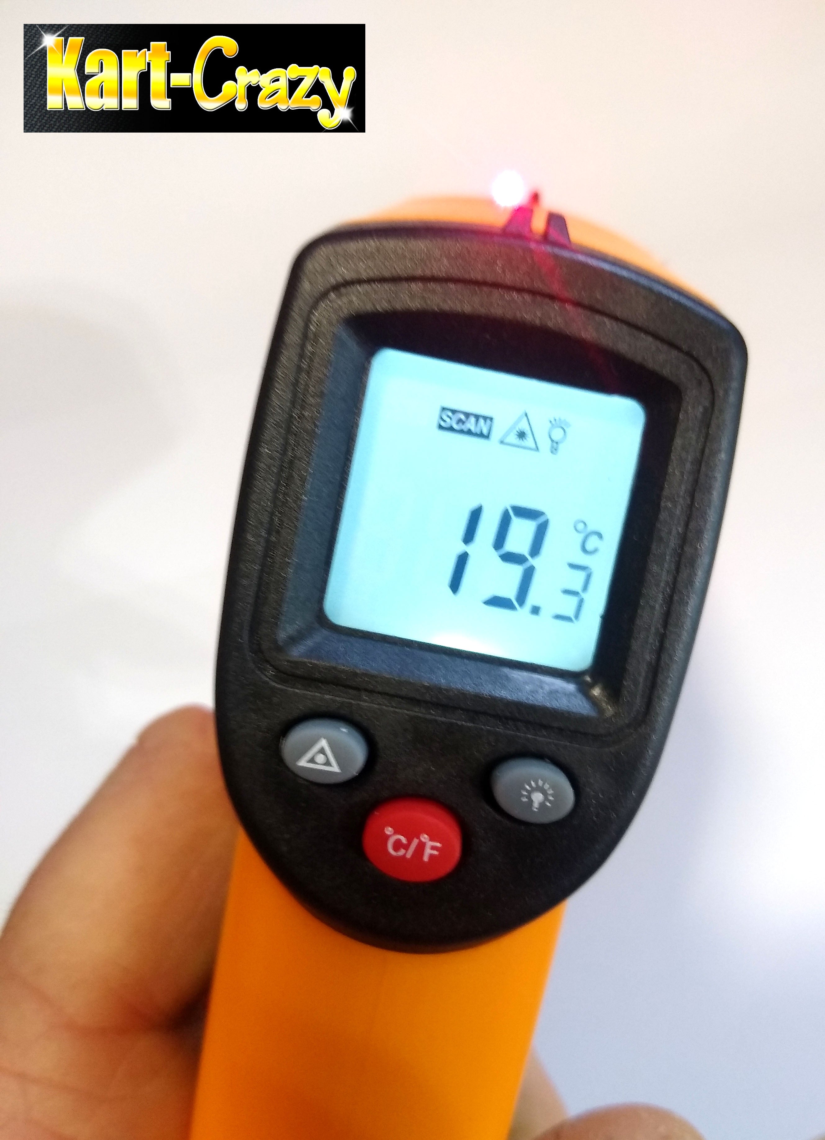Kart Tyre Temperature (Temp) Gun - Track Days