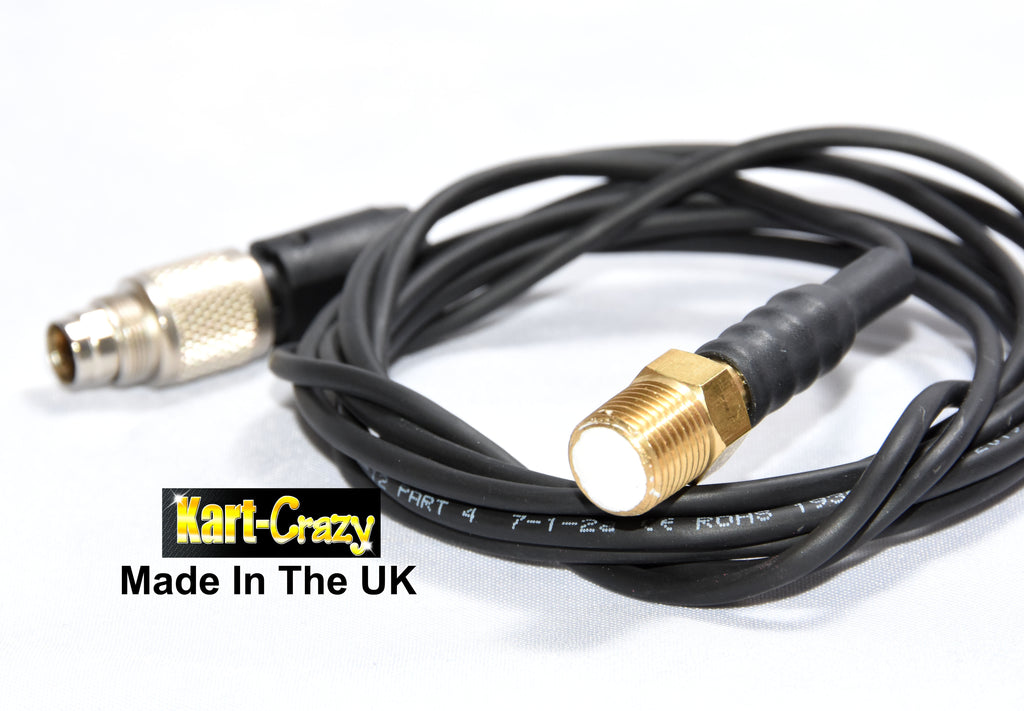 Water Temperature (Temp) Sensor MyChron 3, 4, 5 & 5s Long Lead Kart Rotax X30