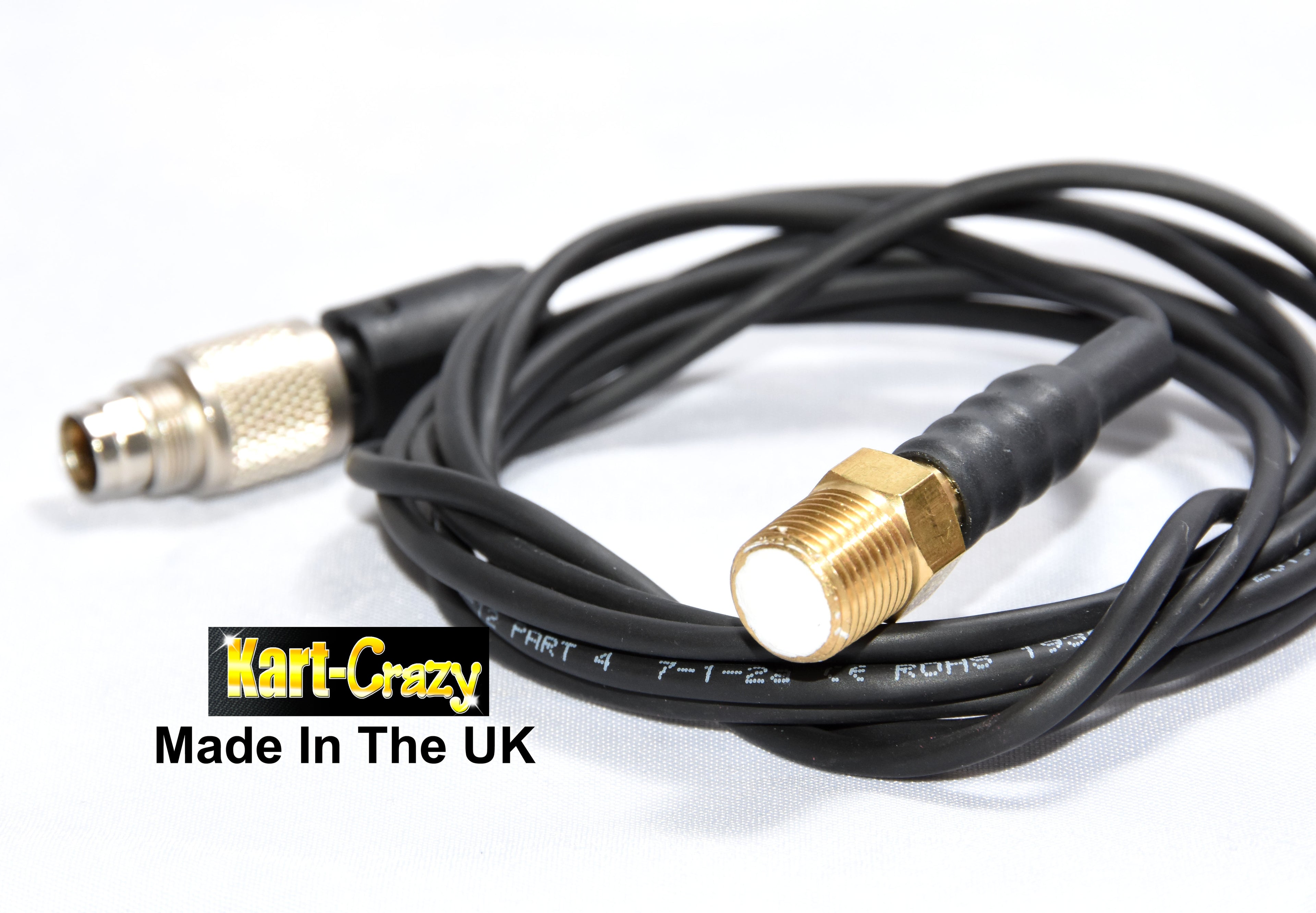 Water Temperature (Temp) Sensor MyChron 3, 4, 5 & 5s Long Lead Kart Rotax X30