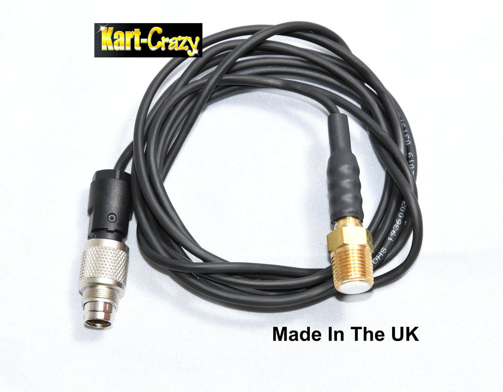 Water Temperature (Temp) Sensor MyChron 3, 4, 5 & 5s Long Lead Kart Rotax X30