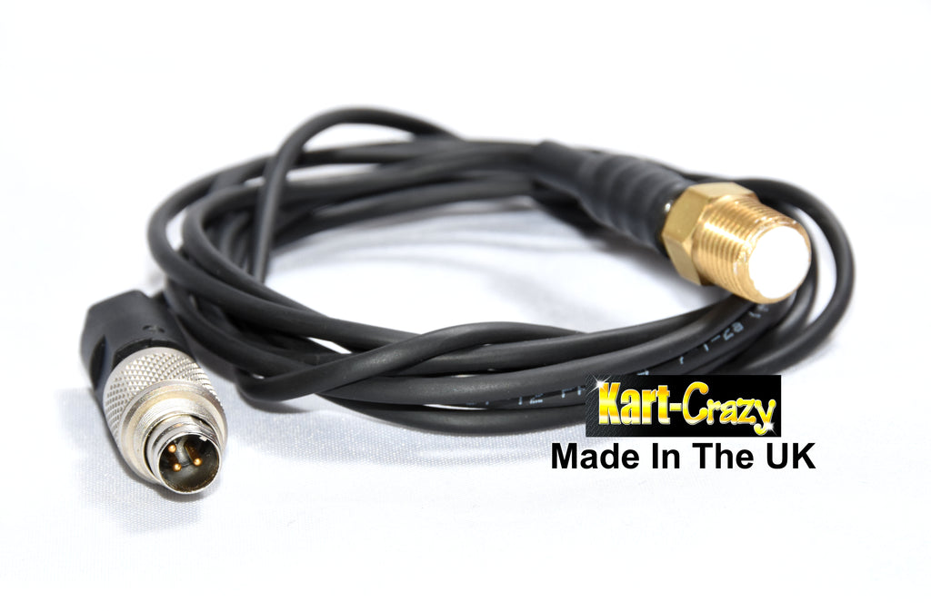 Water Temperature (Temp) Sensor MyChron 3, 4, 5 & 5s Long Lead Kart Rotax X30
