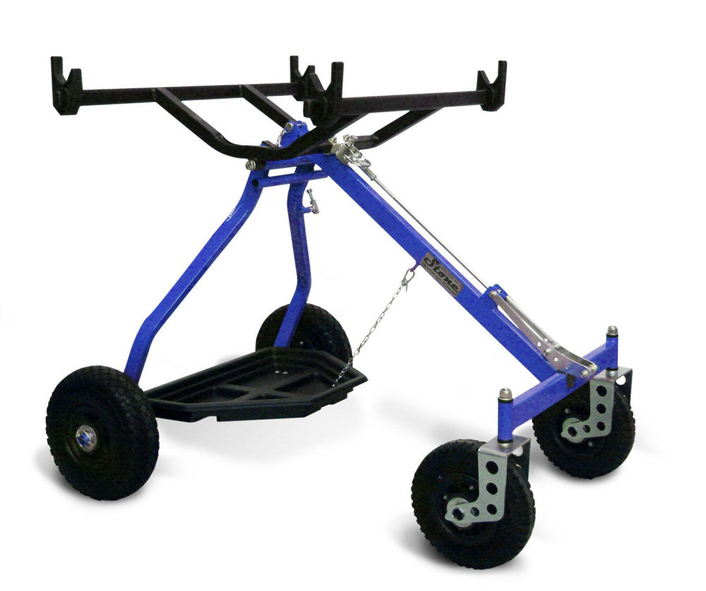 BLUE One Person Kart Trolley - Made By Stone