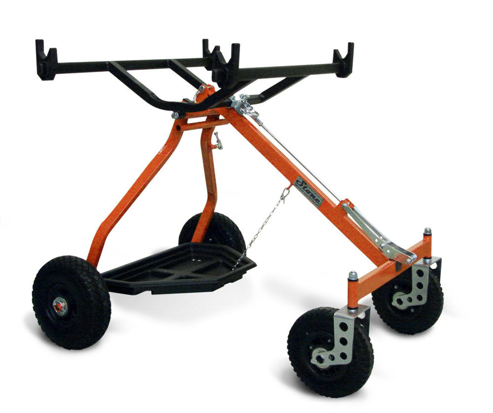 ORANGE One Person Kart Trolley - Made By Stone